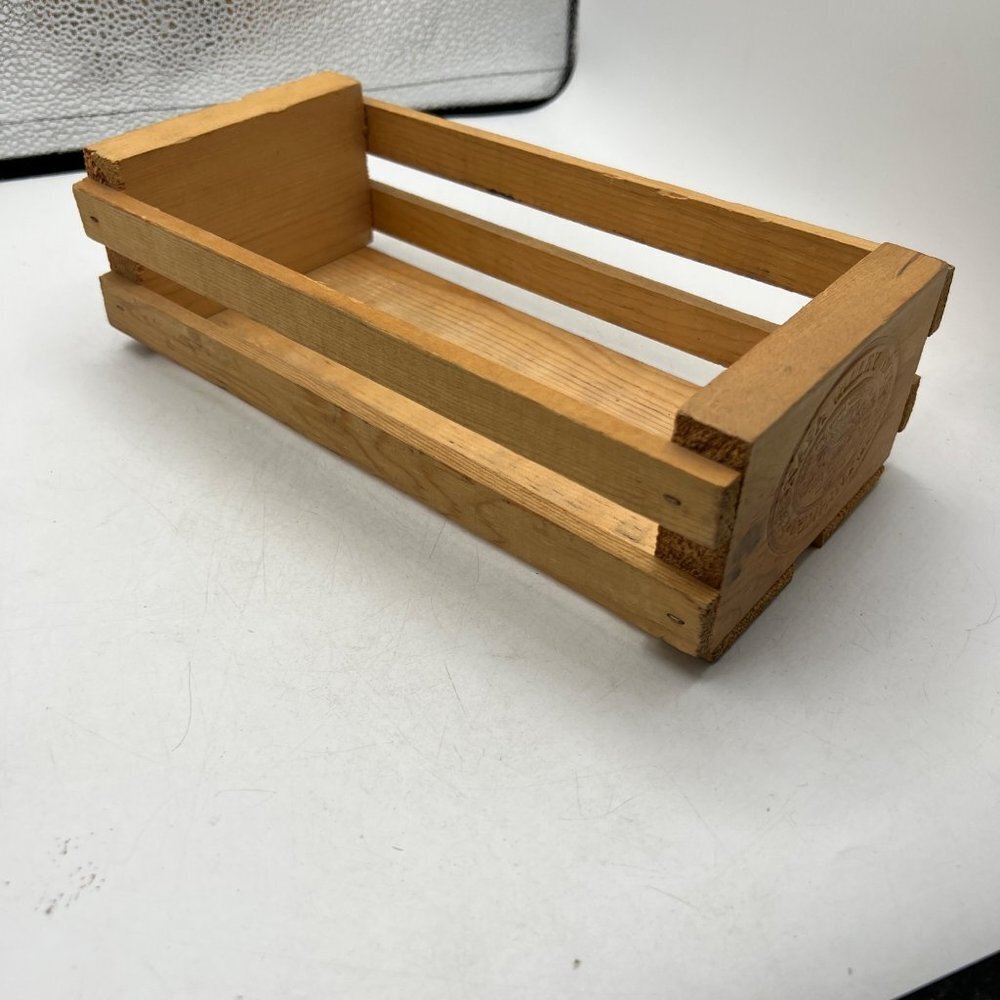 Napa Valley Wood Cassette Tape Storage Crate Box